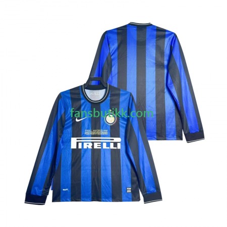 Fotballdrakt Inter Milan 2009 2010 Retro Hjemmetrøye Langermet
